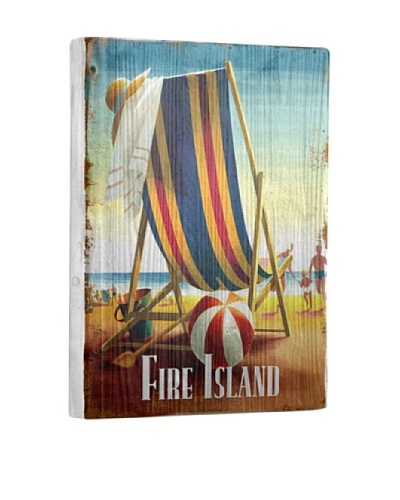 Artehouse Beach Chair-Fire Island Reclaimed Wood Sign