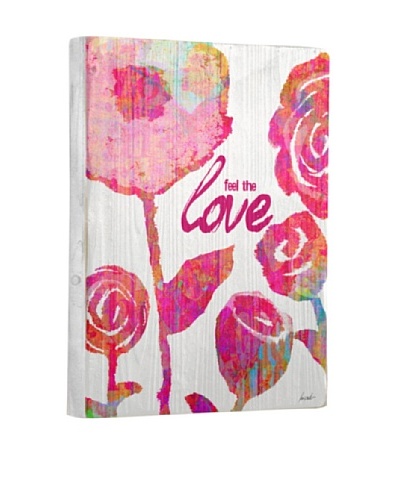 Lisa Weedn Feel The Love Reclaimed Finished Wood Portrait