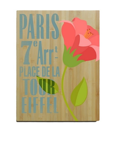 Artehouse Paris Bamboo Wood Sign