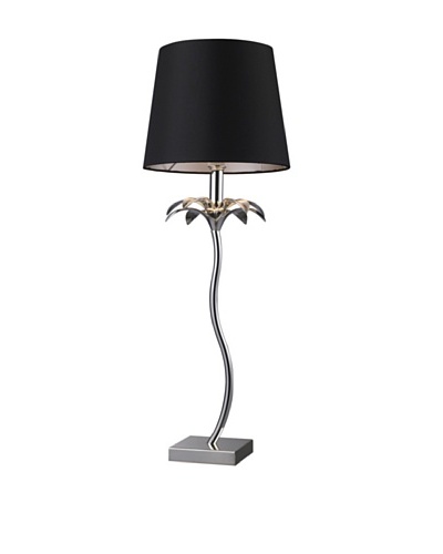 Artistic Lighting Carlisle Table Lamp, Chrome/Black