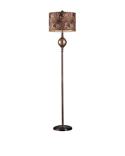 Artistic Lighting Alliance Floor Lamp, Coffee/Smoked Glass