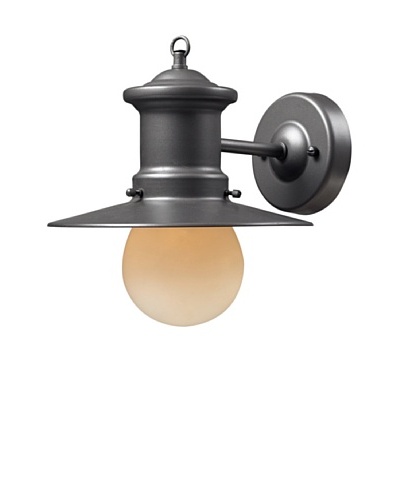 Artistic Lighting Maritime Outdoor Sconce, Graphite