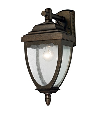 Artistic Lighting Brantley Place Outdoor Sconce, Weathered Rust