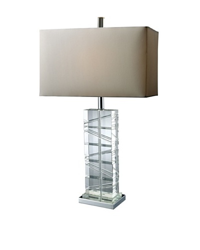 Artistic Lighting Avalon Table Lamp, Chrome/Crystal
