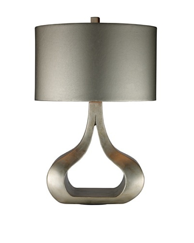Dimond Lighting Carolina Table Lamp, Silver Leaf