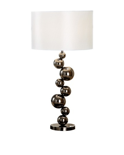 Artistic Lighting Cleona Table Lamp, Black Chrome