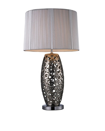 Artistic Lighting Varick Table Lamp, Alisa Silver