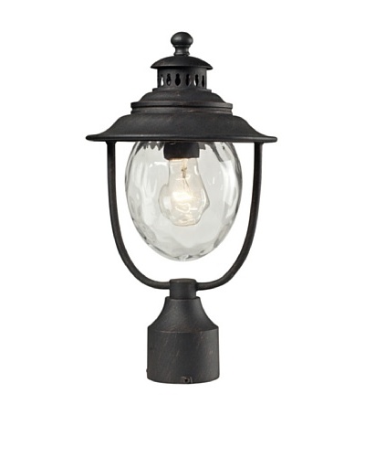 Artistic Lighting Searsport Outdoor Post-Mount Light, Weathered Charcoal