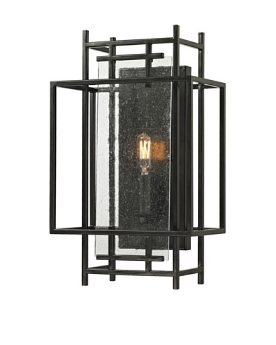 Artistic Lighting Intersections Collection 1-Light Sconce, Oil Rubbed Bronze