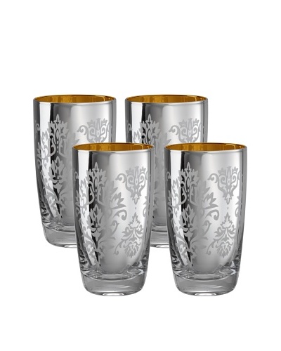 Artland Set of 4 Brocade 18-Oz. Highball Glasses