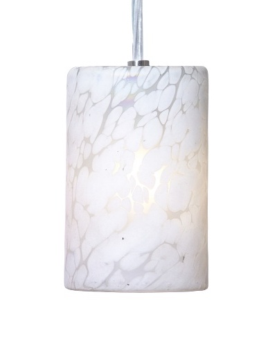 Arttex Spring Pendant, White with White Spots