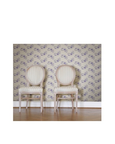 Astek Wall Coverings Set of 2 Ostrich Feather Wall Tiles
