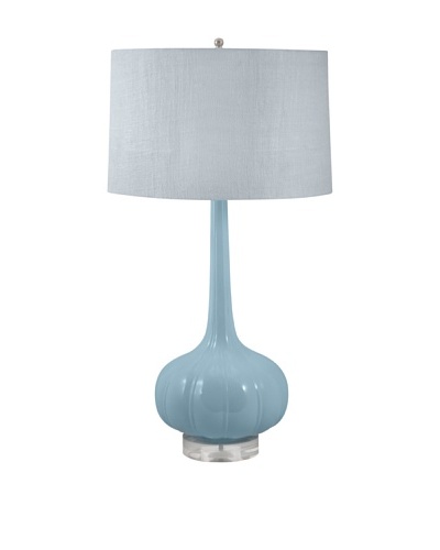 Aurora Lighting Del Mar Ceramic Table Lamp [Mint Blue]