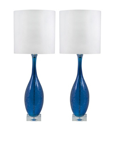 Aurora Lighting Seed Glass Table Lamp [Blue]