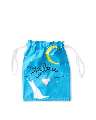 Aviva Stanoff Nighties Laundry Bag, Blue/White