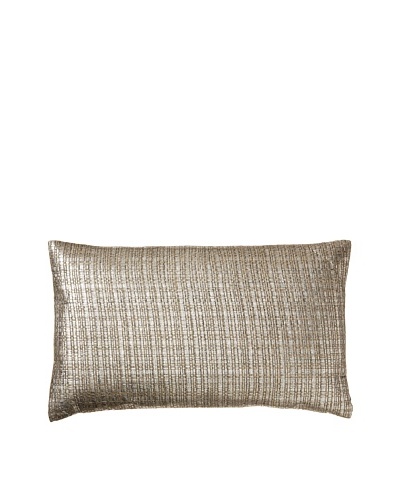 Aviva Stanoff Basketweave Pillow, Silver