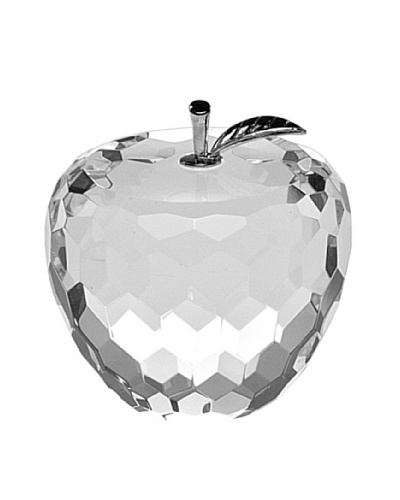 Badash Crystal Faceted Apple Paperweight