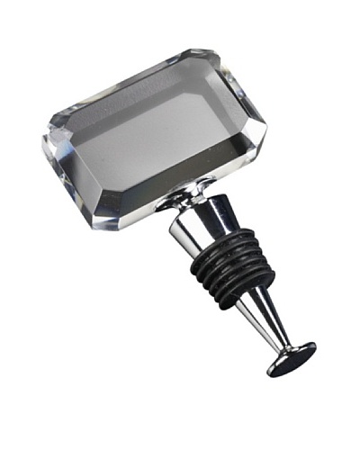 Badash Crystal Handcrafted Rectangle Crystal Wine Stopper
