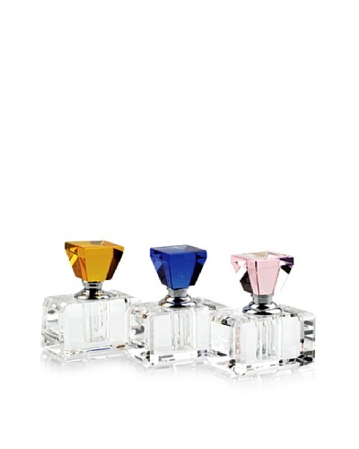 Badash Crystal 3-Piece Rainbow Perfume Set