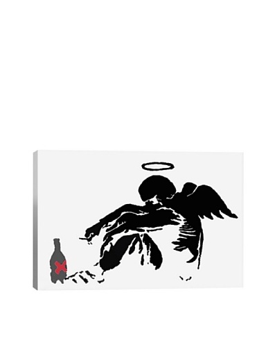 Banksy Drunken Angel 1 Giclée Canvas Print