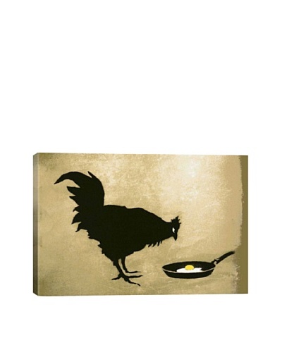 Banksy Chicken and Egg Ultrachrome Canvas Print
