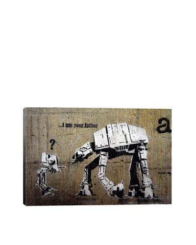 Banksy I Am Your Father Ultrachrome Canvas Print