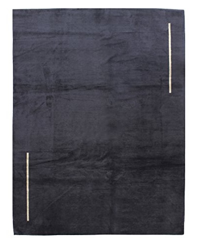 Bashian Fine Tibetan Silk & Wool Rug, Black, 8' x 10' 3