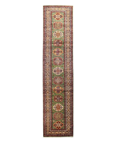 Bashian Fine Kazak Rug, Green, 2' 8 x 11' 6