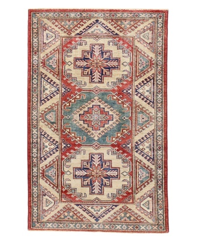 Bashian Fine Kazak Rug, Red, 3' x 4' 8