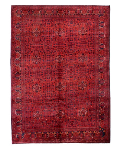 Bashian Fine Beshir Rug, Red, 6' 6 x 9