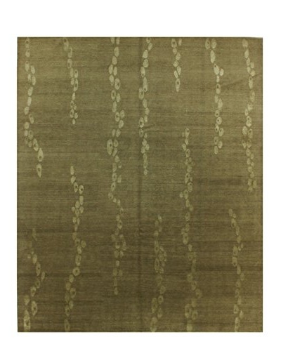 Bashian Rugs Fine Tibetan Silk & Wool Rug, Oyster, 8' 2 x 10'