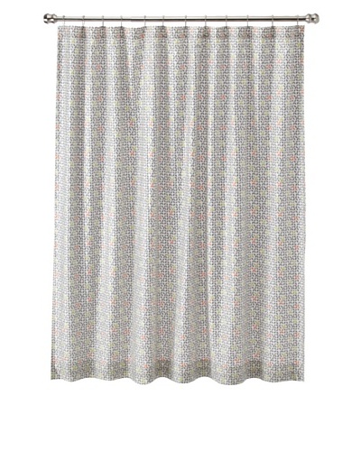 Blissliving Home Flora Shower Curtain, Multi, 72 x 72