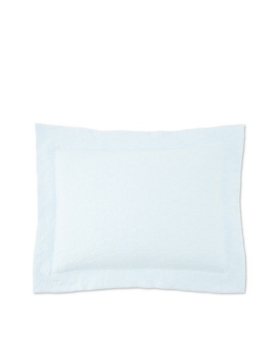 Belle Epoque Rose Coastal Matelassé Pillow Sham [Cashmere Blue]