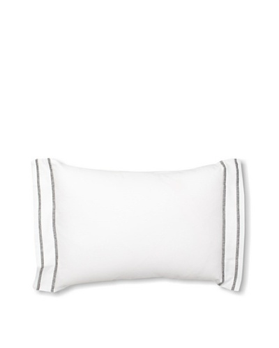 Belle Epoque Horizon Pillow, White/Grey