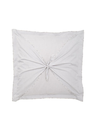 Belle Epoque Flower Wave Loop Toss Pillow, Grey