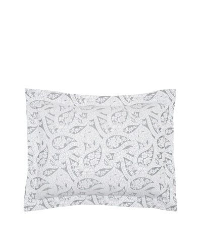Belle Epoque Kashmir Paisley Pillow Sham [Black/White]