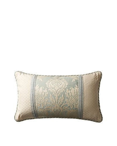 Belmont Home Maylin Decorative Pillow, Ivory/Ocean, 15X26