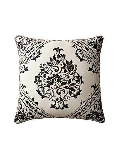Belmont Home Evelyn Decorative Pillow, Ivory/Black