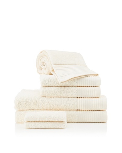 Beltrami Endrigo 7-Piece Bath Towel Set, Ivory