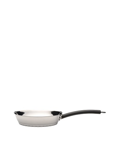 BergHOFF Designo Stainless Steel Frying Pan, Silver/Black, 2-Qt.