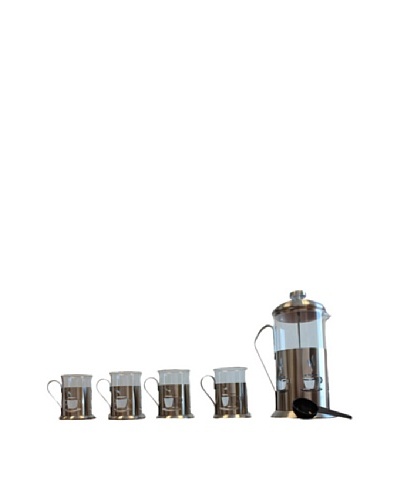 BergHOFF 5-Piece Coffee Press Set, Silver