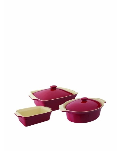 BergHOFF Geminis 5-Piece Bakeware Set, Red