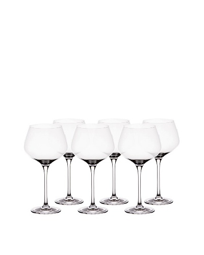BergHOFF Set of 6 Chateau 24-Oz. Burgundy Glasses