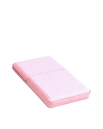 Bey-Berk Leather Business Card Case, Pink