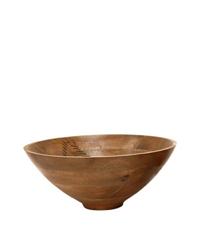 Bliss Studio Agra Wooden Bowl, Large, Natural