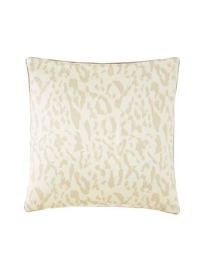 Blissliving Home Paloma Animal-Print Decorative Pillow, Vanilla, 18 x 18