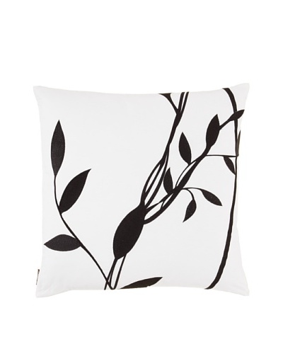 Blissliving Home Manhattan Pillow, Black/ White, 18 x 18