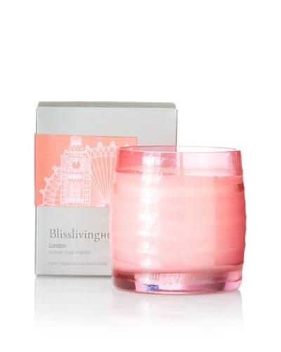 Blissliving Home London Candle, Rose, 9.8-Oz.