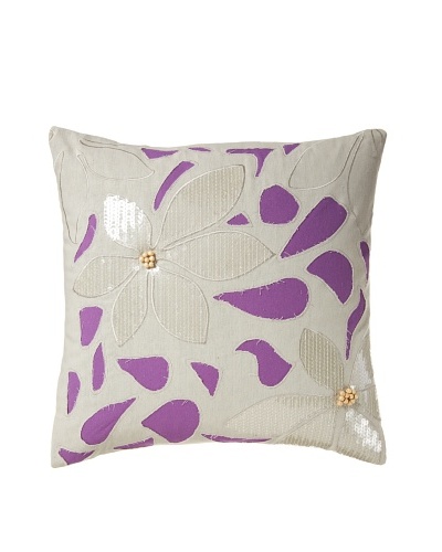 Blissliving Home Mala Pillow, Orchid