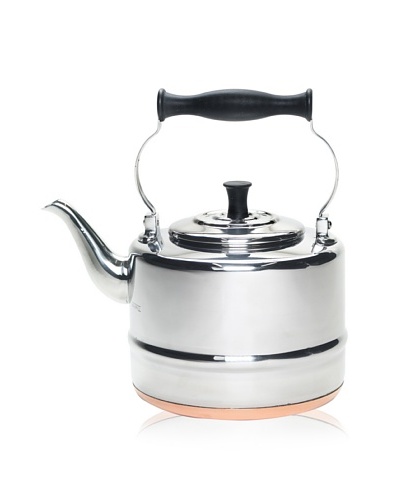 BonJour 2-Qt Stainless Steel Classic Tea Kettle with Copper Bottom